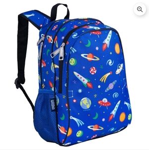Wildkin Kids 15 Inch School and Travel Backpack, Out Of This World